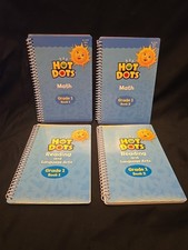 Hot Dots Reading  Math Workbook - Books lot of 4 First Grade