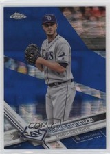 2017 Topps Chrome Blue Wave Refractor 4/75 Jake Odorizzi #167 0q3