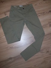 Only&Sons Oliv-Beige-Ton Chinohose aus Baumwo...
