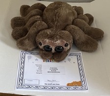 Authentic Build A Bear Halloween Jumping Spider Brown Plush Stuffed 2026