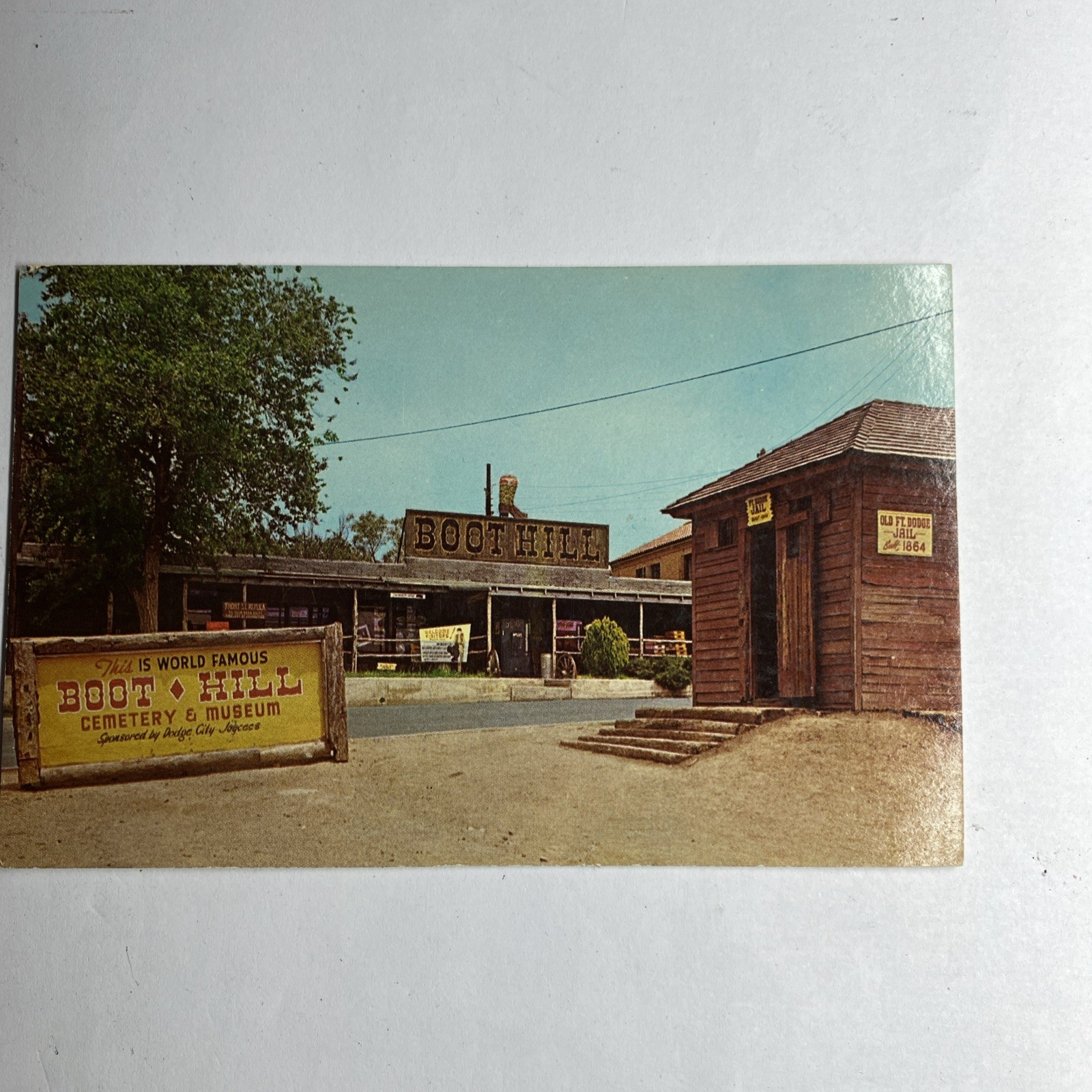 Postcard Boot Hill Dodge City Kansas