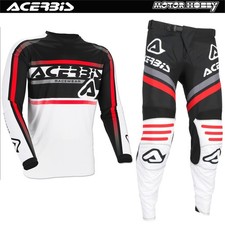 COMPLETO CROSS ENDURO ACERBIS MX LINEAR LUGO NERO BIANCO