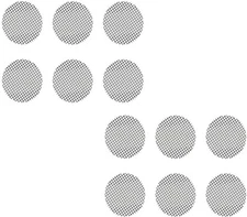 Coarse Screen Set for Crafty, Mighty, Venty – 12 Screens - By The VAPETRIX