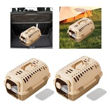 Dog Travel Carrier Hard Sided Pet Transport Cage Capsules Multifunction Comfort