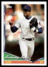 Sammy Sosa 1994 Topps #725 Chicago Cubs MLB READ FREE SHIPPING AutographDen