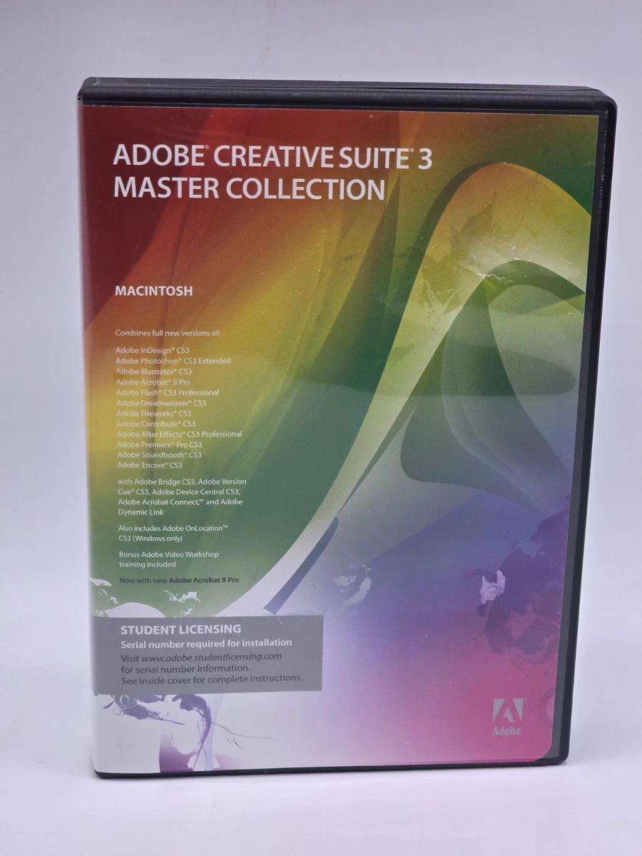 adobe creative suite cs3 products for sale | eBay