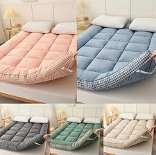 Materasso Futon Tatami Portatile Avvolgibile, Ideale per Dormire a Pavimento, Letti Ospiti