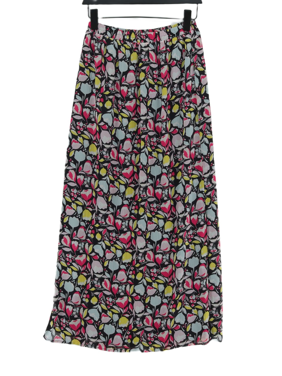Hush Womens Maxi Skirt UK 8 Floral Print Polyester Long Flowy Elegant-image