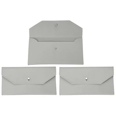 2er Pack Geldumschlag für Wallet, Budget-Geldhalter, Hellgrau - Bild 1 von 4