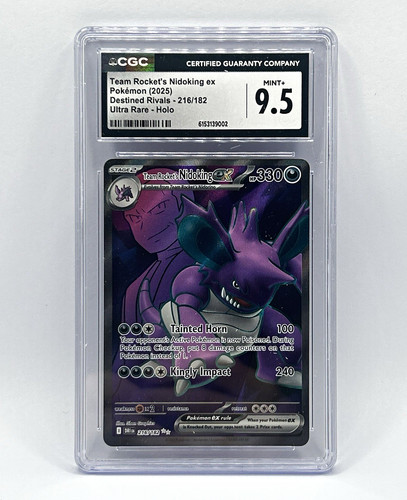 Team Rocket's Nidoking ex graded CGC 9.5 for sale on eBay