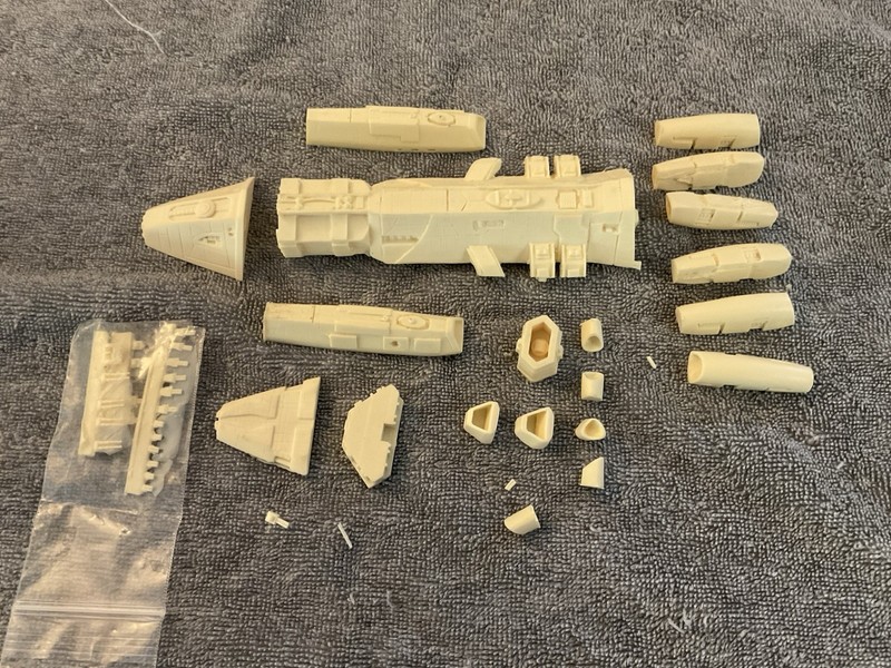 Battlestar Galactica. (remake) Battlestar Resin