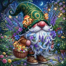 Gnome Diamond Art Kits for Adults, DIY Gnome Diamond Painting Kits for Beginn...