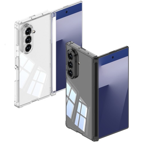 Funda trasera transparente acrílica a prueba de golpes plegable para Samsung Galaxy Z 7 5G Mag-Safe - Imagen 4 de 12