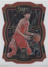 2017-18 Panini Select Premier Level Red Die-Cut Prizm 91/135 Zhou Qi #198 4vy