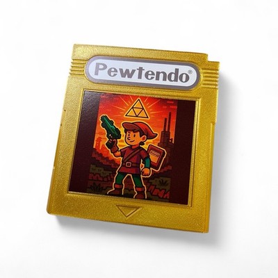 9mm Ammo Case Link Gameboy Cartridge Style Holds 20 Rounds Pewtendo - 3D Printed
