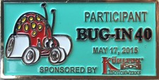 Bug-in 40 Event Dash Plaque - Vw Volkswagen Car Show Drag Racing Cal-look