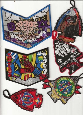 OA Lodge  104 Occoneechee   misc   patches  grp 3