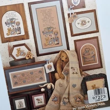 Vintage Graph-it ARTS Homespun Love Primitive Cross Stitch Patterns 