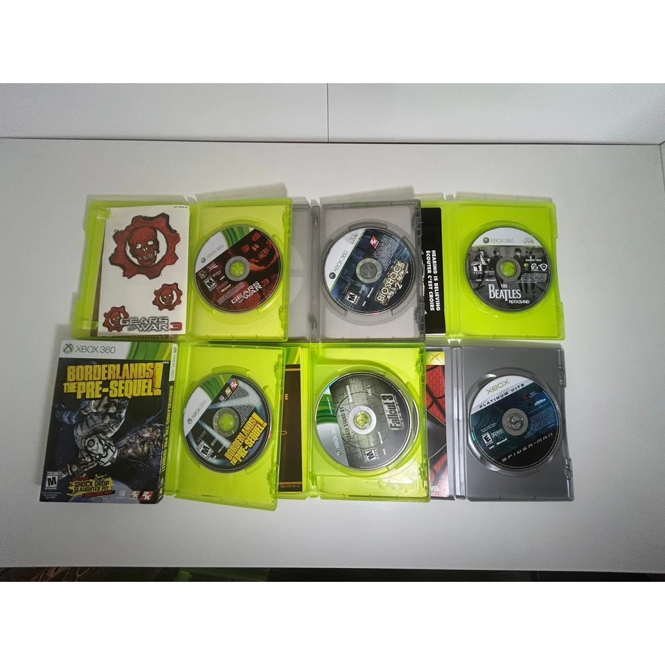 Xbox 360 Game Lot of 6 Gears of War 3, BioShock, Pre-Sequel, Fallout 3 GOTY - Image 3 of 4