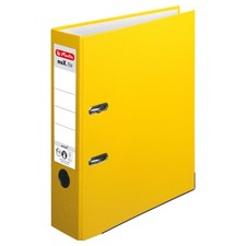 Herlitz 5480306 Lever Arch File A4 8 cm Yellow a4 yellow