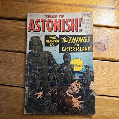 Tales to Astonish #5 Sep Single Issue Color ''I Was Trapped... Easter Island!''