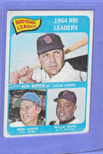 1965 Topps #6 Wille Mays HOF  SAN Francisco Giants