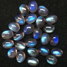 Blue Labradorite Oval Cabochon 4x6mm Wholesale For Making Jewelry