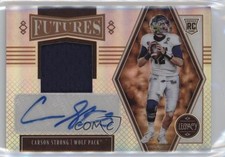 2022 Panini Legacy Futures Patch Auto /149 Carson Strong #FP-CS Patch Auto 14tz
