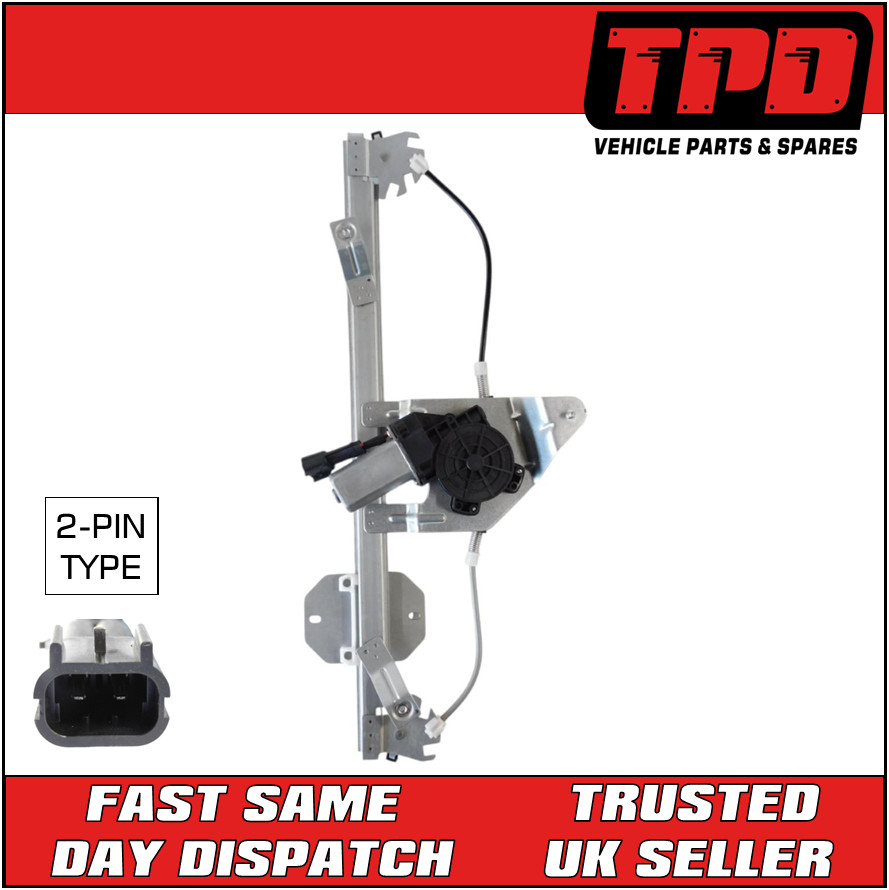 NEW Dacia Sandero Mk2 Front Left Window Regulator & Motor (2-Pin) 2013-2020