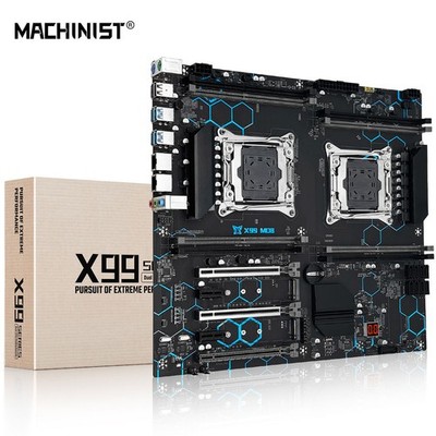 X99 Motherboard Dual CPU LGA 2011-3 Socket - Xeon E5 V3 V4 DDR4 ECC RAM M.2 NVME