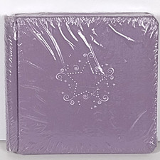 Creative Memories 7x7 Lavender Purple Shining Star 12 Page Album and Protectors