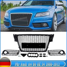 Kühlergrill für Audi A4 B8 S-Line 09- 12 Lüftungsgitter Nebelscheinwerfer Blende