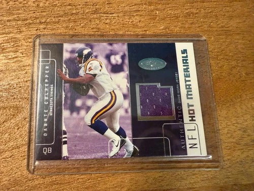 2002 Fleer Daunte Culpepper Game Worn Jersey NFL Hot Materials