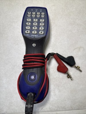 Tempo PE961 Telephone Line Test Set Blue Gray
