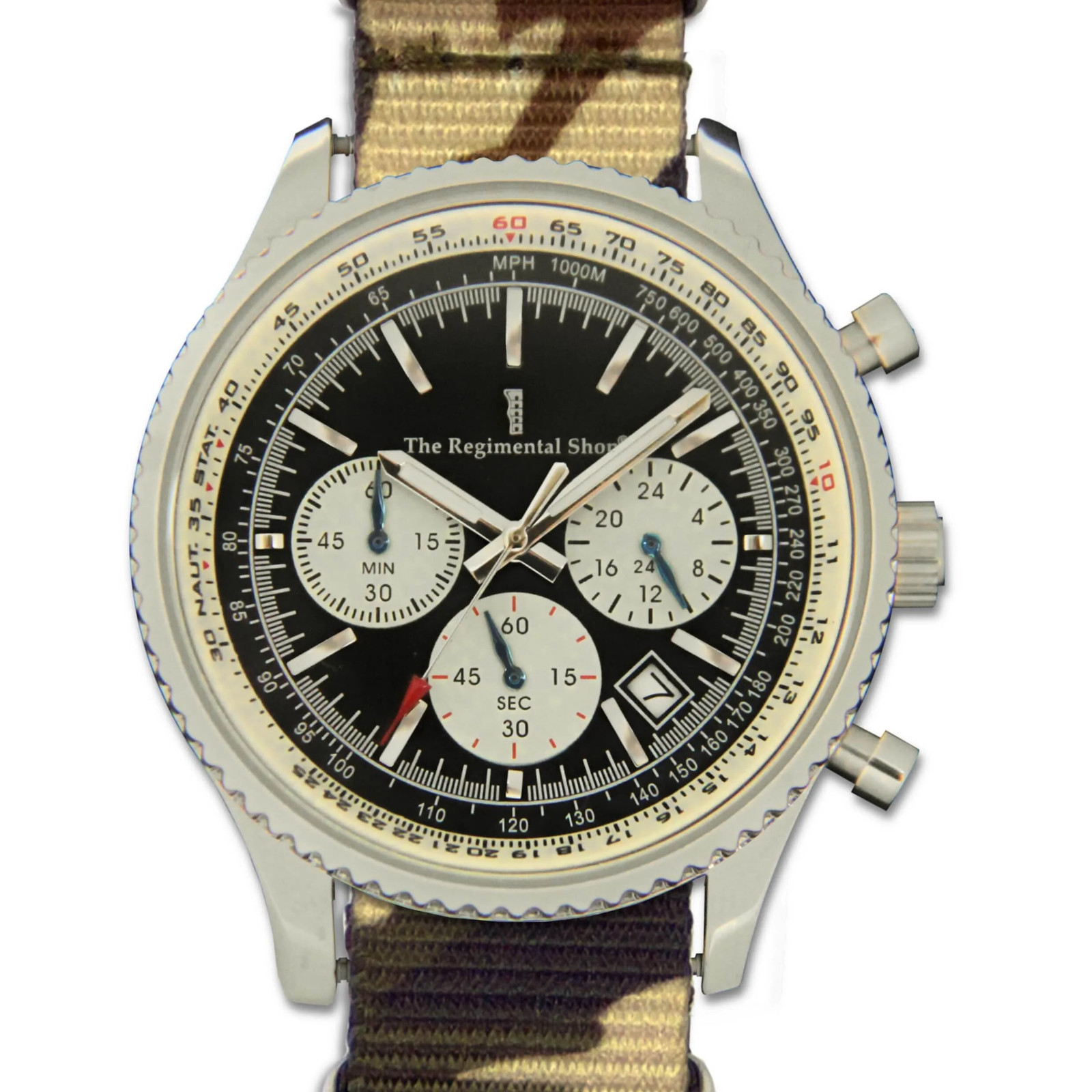 Combat Camouflage Military Chronograph Watch