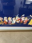 Vintage Walt Disney Snow White & The Seven Dwarfs Large Framed Stitched 37”x 25” — photo 5