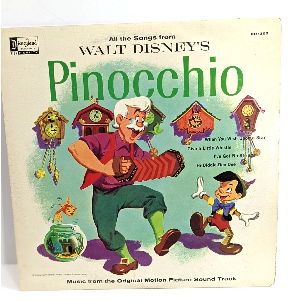 Disney Pinocchio Lp for sale - eBay