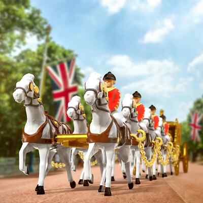Matchbox Collectors 1762 Gold State Coach 2023 King Charles III