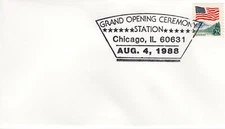 GRAND OPENING CEREMONY, CHICAGO, IL 1988    FDC10876
