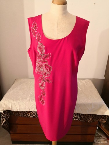 Abito Cerimonia Donna DELIA FERRARI Fuxia Tg. 45 | eBay
