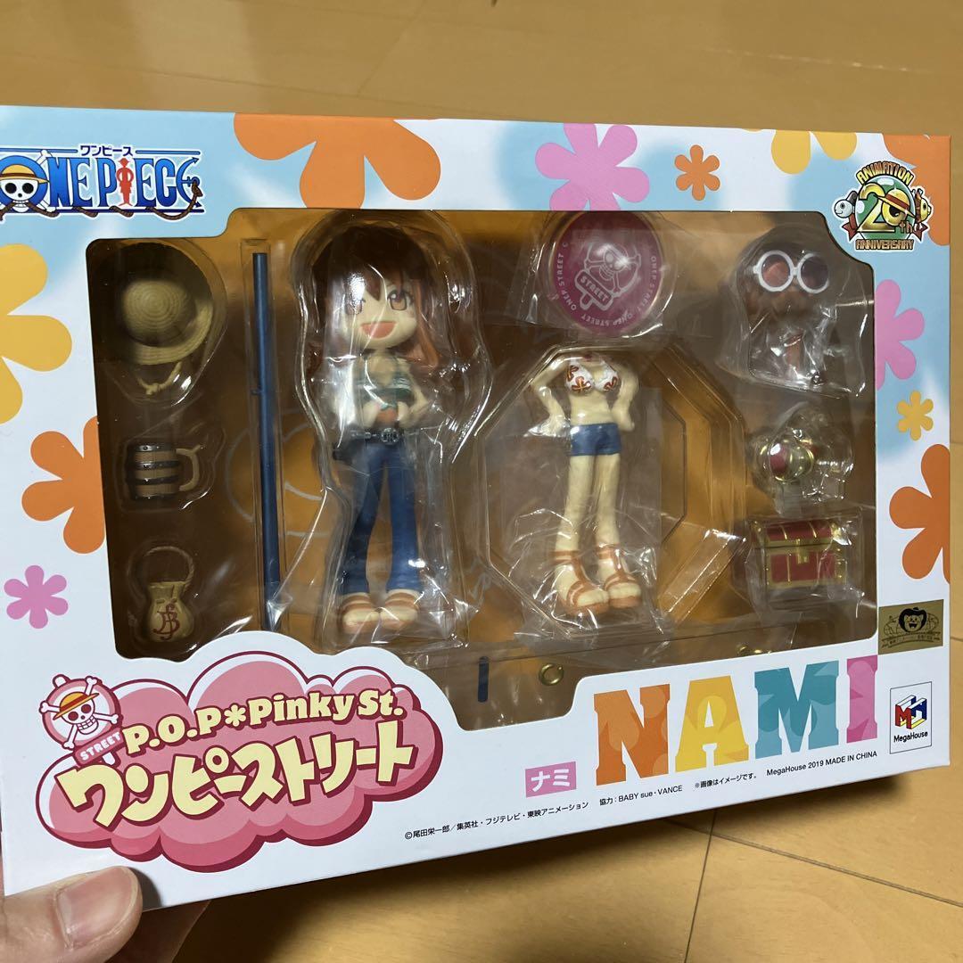 手形・足形 nami P.O.P × Pinky Nami One Piece Street Figure Megahouse Japan