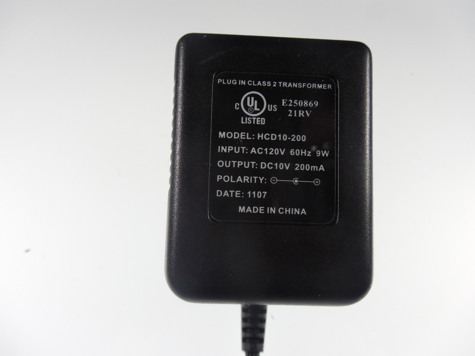 AC Adapter For NADY MGT-16 RECEIVER Power Supply 10V 200MA HD35N7162 or HCD10200