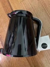 Keurig 2.0 Carafe Coffee Maker Replacement Pot Black with Lid Chrome Handle 36oz