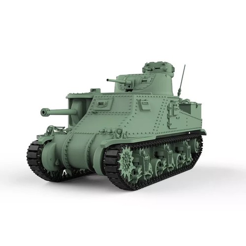 SSMODEL SS120524 1/120 TT SCALE Railway Military Model Kit US M3 Lee Medium Tank - Picture 2 of 5