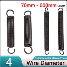Spring steel Expansion Tension Spring, Wire Dia 4mm, OD 20mm-31mm,L 70mm-600mm