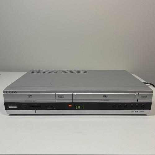 Sony SLV-D360P DVD VCR VHS Combo Player Silver With Remote Tested Working