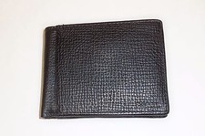 NEW-FOSSIL COLLIN INT BIFOLD BLACK PEBBLED LEATHER MEN'S WALLET,COIN PURSE