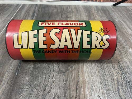 Hucha salvavidas 95 vintage lata el rollo caramelo con el agujero tamaño 12x5 - Imagen 15 de 17