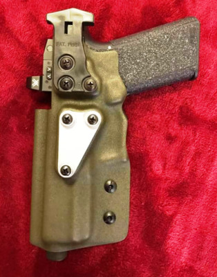 Holster for Polymer 80 (PF940c) (OWB) RTI Hanger & Level II Retention