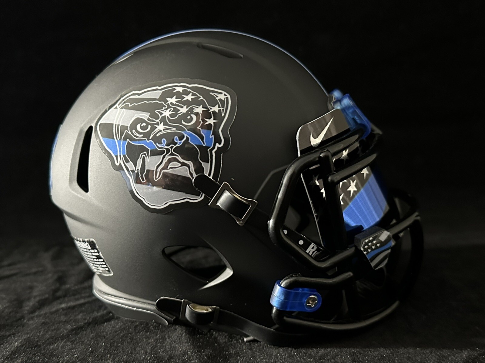 Cleveland Browns Back The Blue Mini Helmet